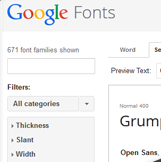 Google Font Families