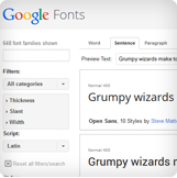 500+ Google Fonts